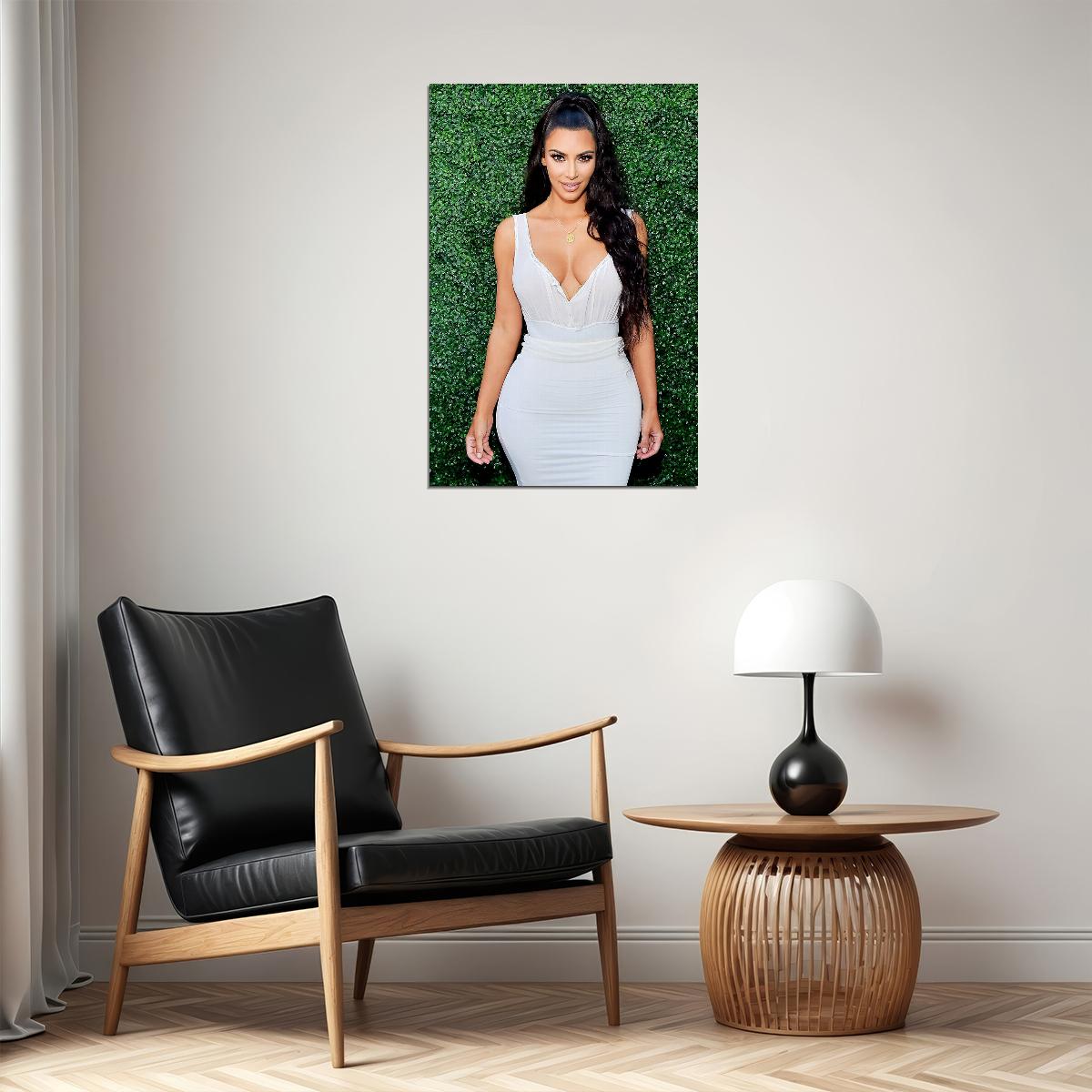 Kim Kardashian Woman Movie Actress Designer Poster Wall Art Print Home Wall Decor - xonomax