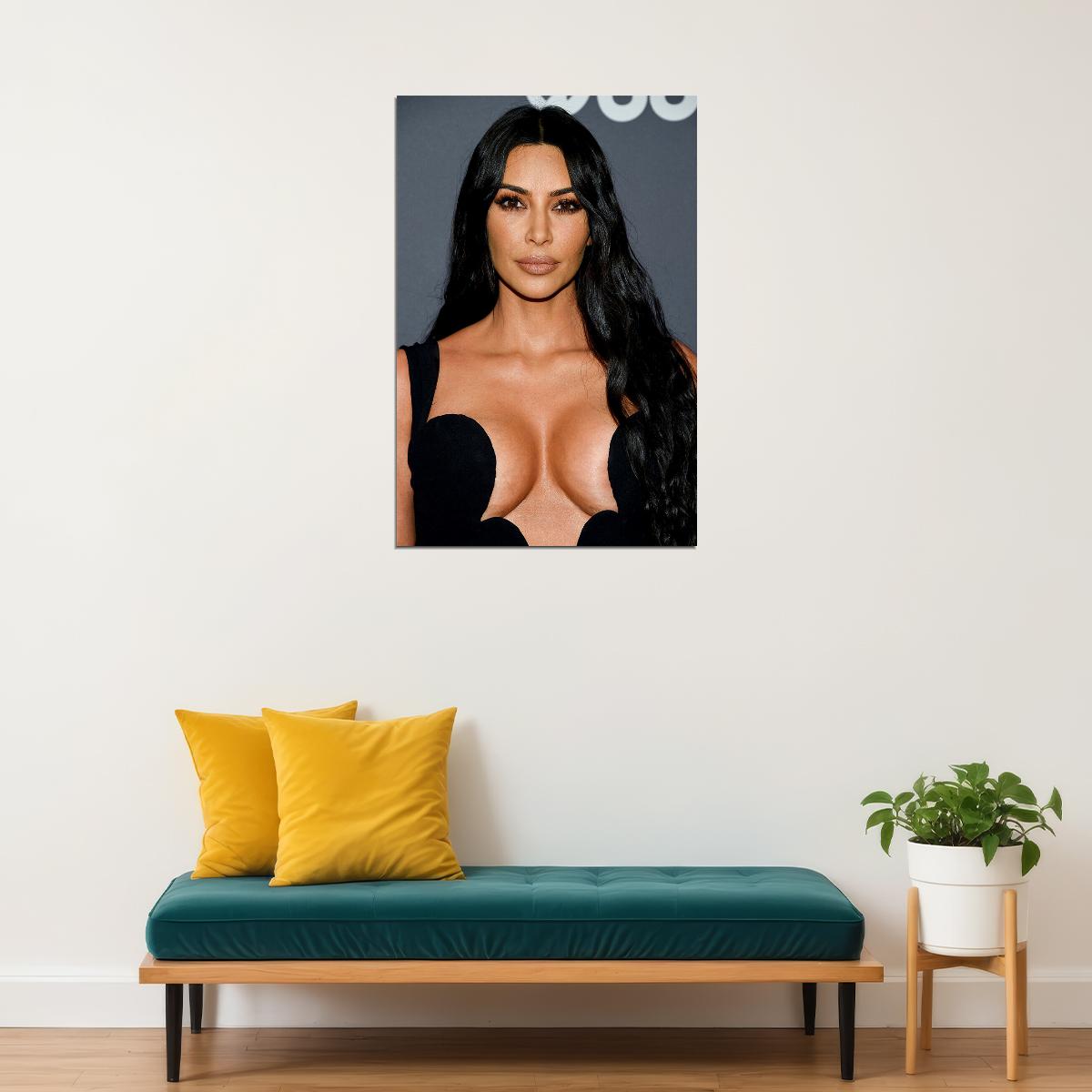 Kim Kardashian Woman Movie Actress Artist Poster Wall Art Print Home Wall Decor - xonomax