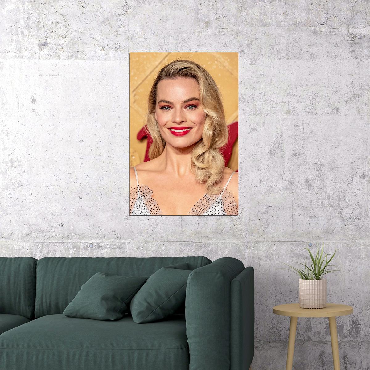 Morgot Robbie Celebrity Movie Actress Artist Poster Wall Art Print Home Wall Decor - xonomax