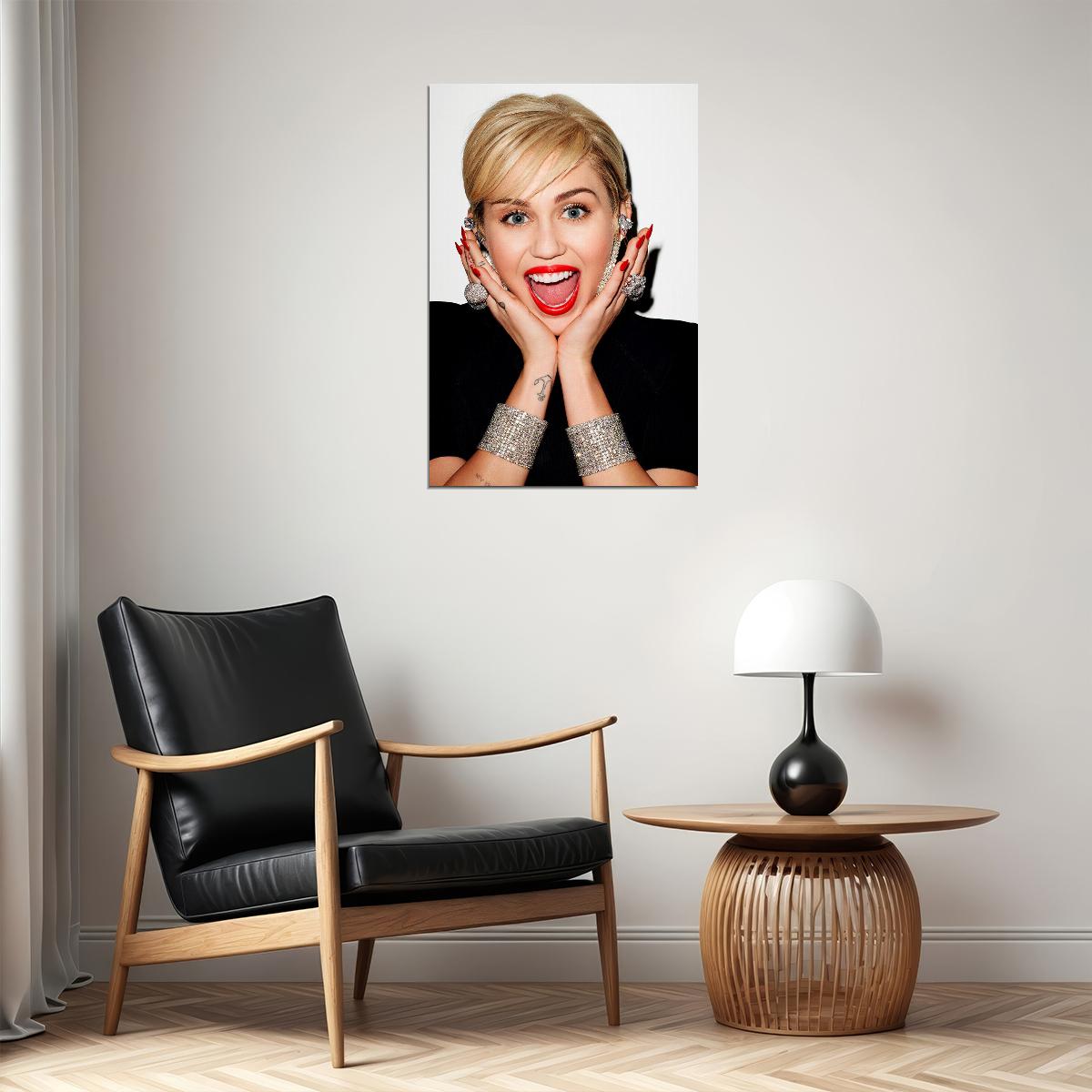 Miley Cyrus Celebrity Singer Cinema Actor Poster Wall Art Print Home Wall Decor - xonomax