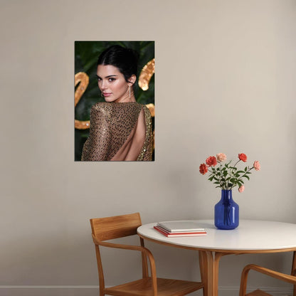 Kendall Jenner Beauty Model Movie Actor Poster Wall Art Print Home Wall Decor - xonomax