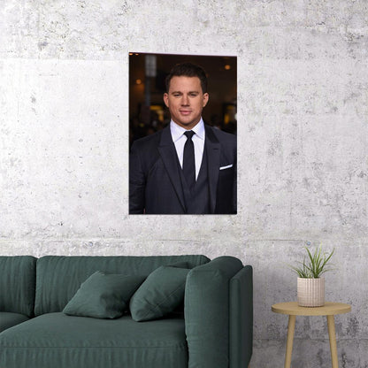 Channing Tatum Celebrity Cinema Actor Model Poster Wall Art Print Home Wall Decor - xonomax