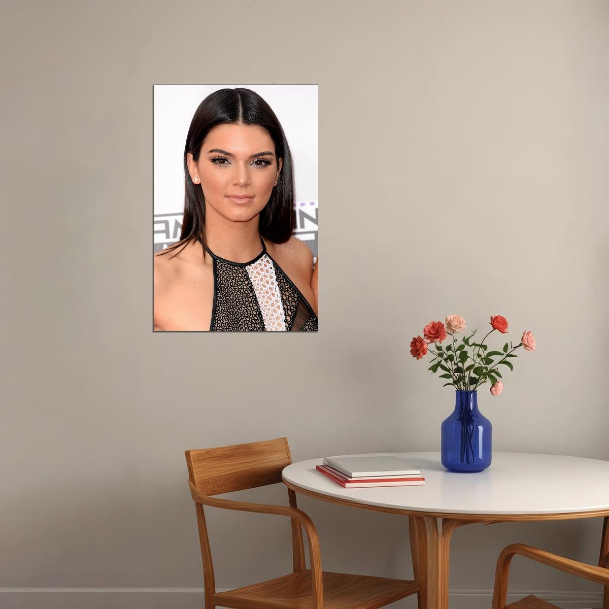 Kendall Jenner Celebrity Model Movie Actor Poster Wall Art Print Home Wall Decor - xonomax