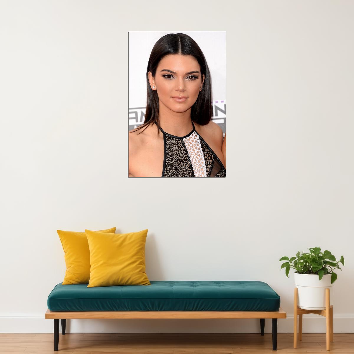 Kendall Jenner Celebrity Model Movie Actor Poster Wall Art Print Home Wall Decor - xonomax