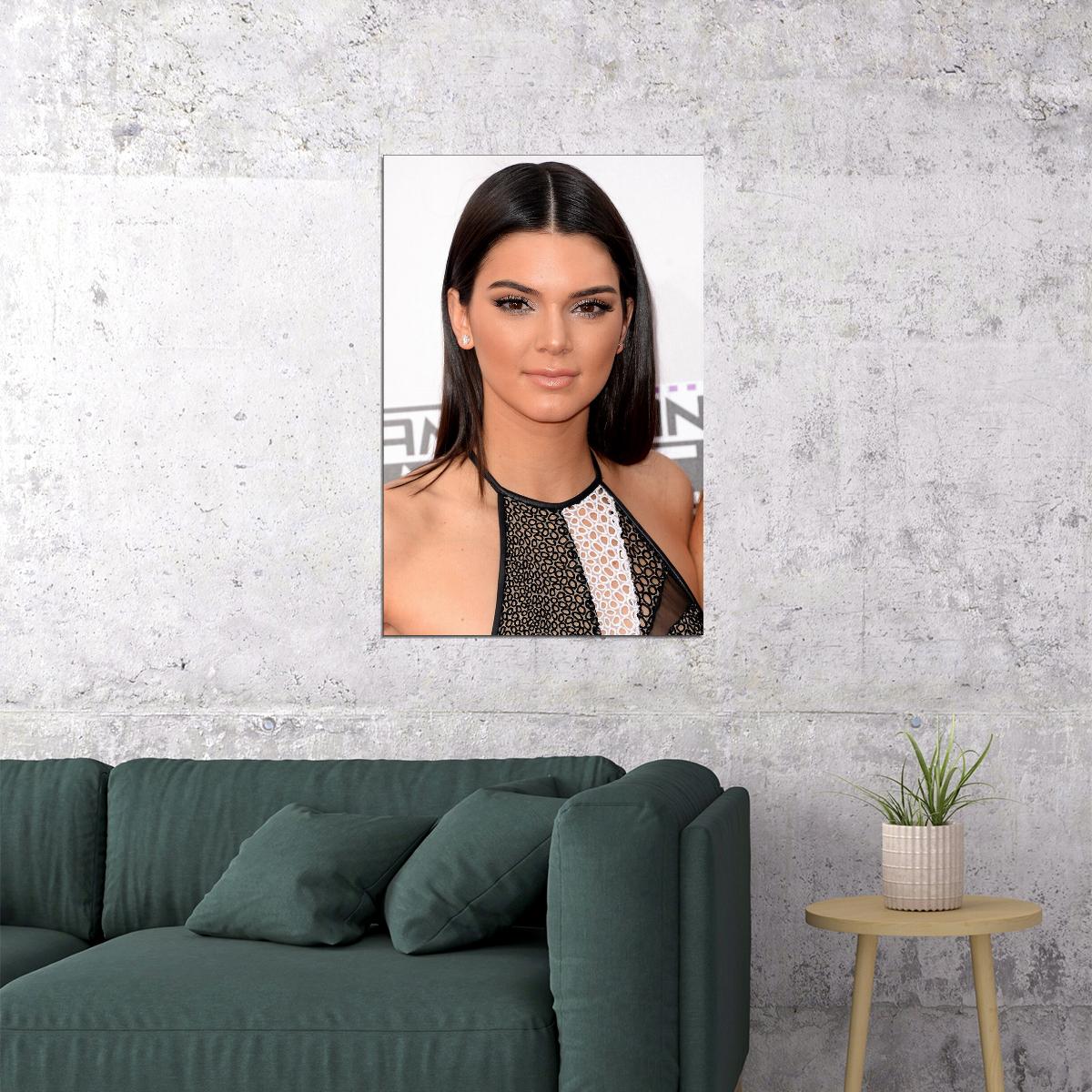 Kendall Jenner Celebrity Model Movie Actor Poster Wall Art Print Home Wall Decor - xonomax