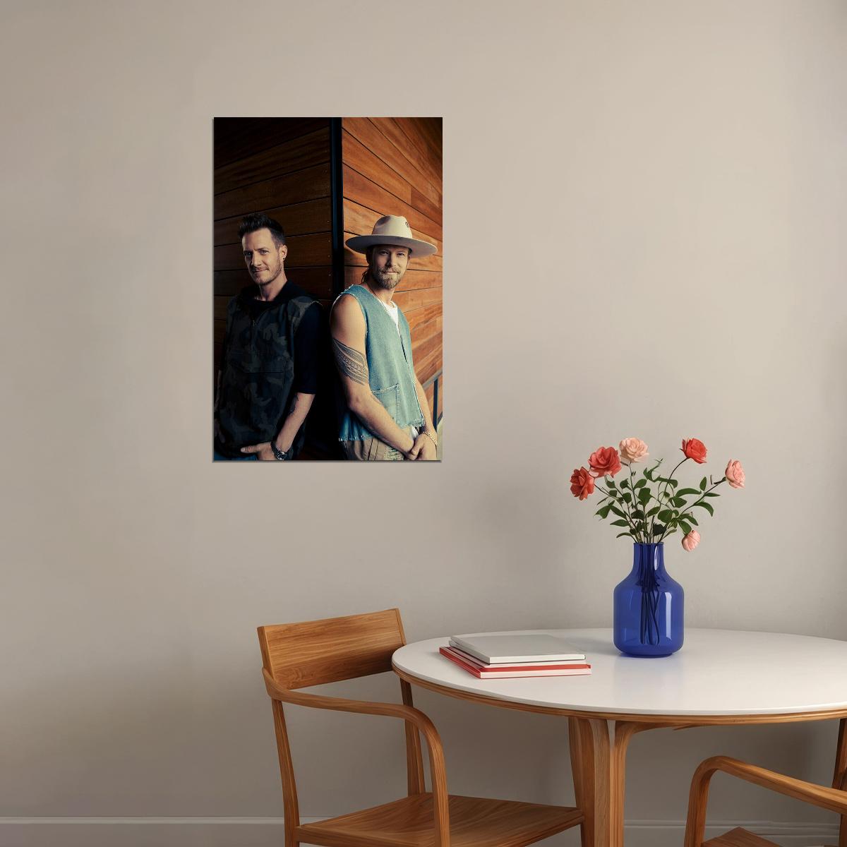 Florida Georgia Line Music Band Singer Album Poster Wall Art Print Home Wall Decor - xonomax