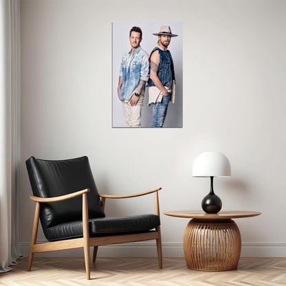 Florida Georgia Line Music Band Singer Poster Wall Art Print Home Wall Decor