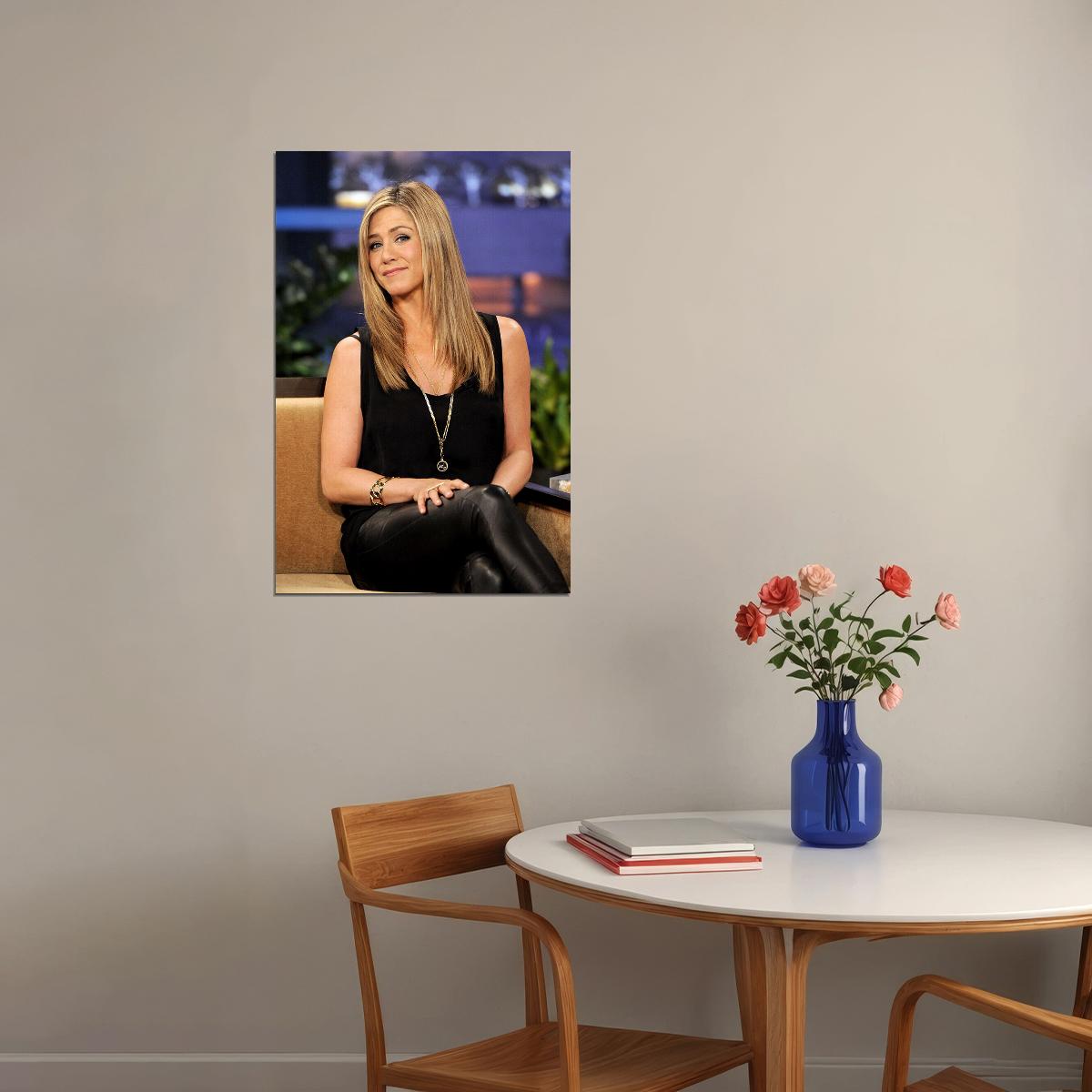 Jennifer Aniston Tv Series Actress Artist Poster Wall Art Print Home Wall Decor