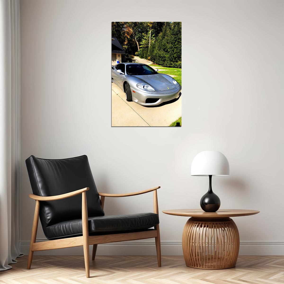 Ferrari 360 Modena Sports Car Luxury Car Racing Car Poster Wall Art Print Home Wall Decor - xonomax