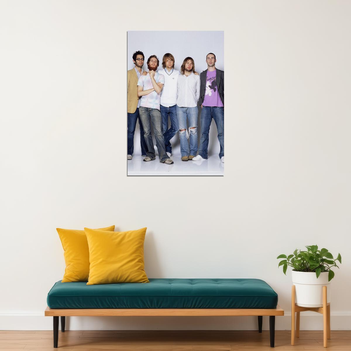 Maroon 5 Rock Group Album Singer Musician Poster Wall Art Print Home Wall Decor - xonomax