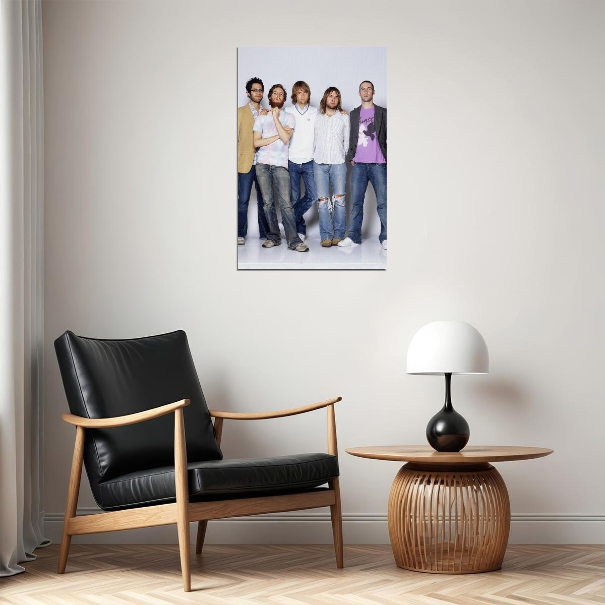 Maroon 5 Rock Group Album Singer Musician Poster Wall Art Print Home Wall Decor - xonomax