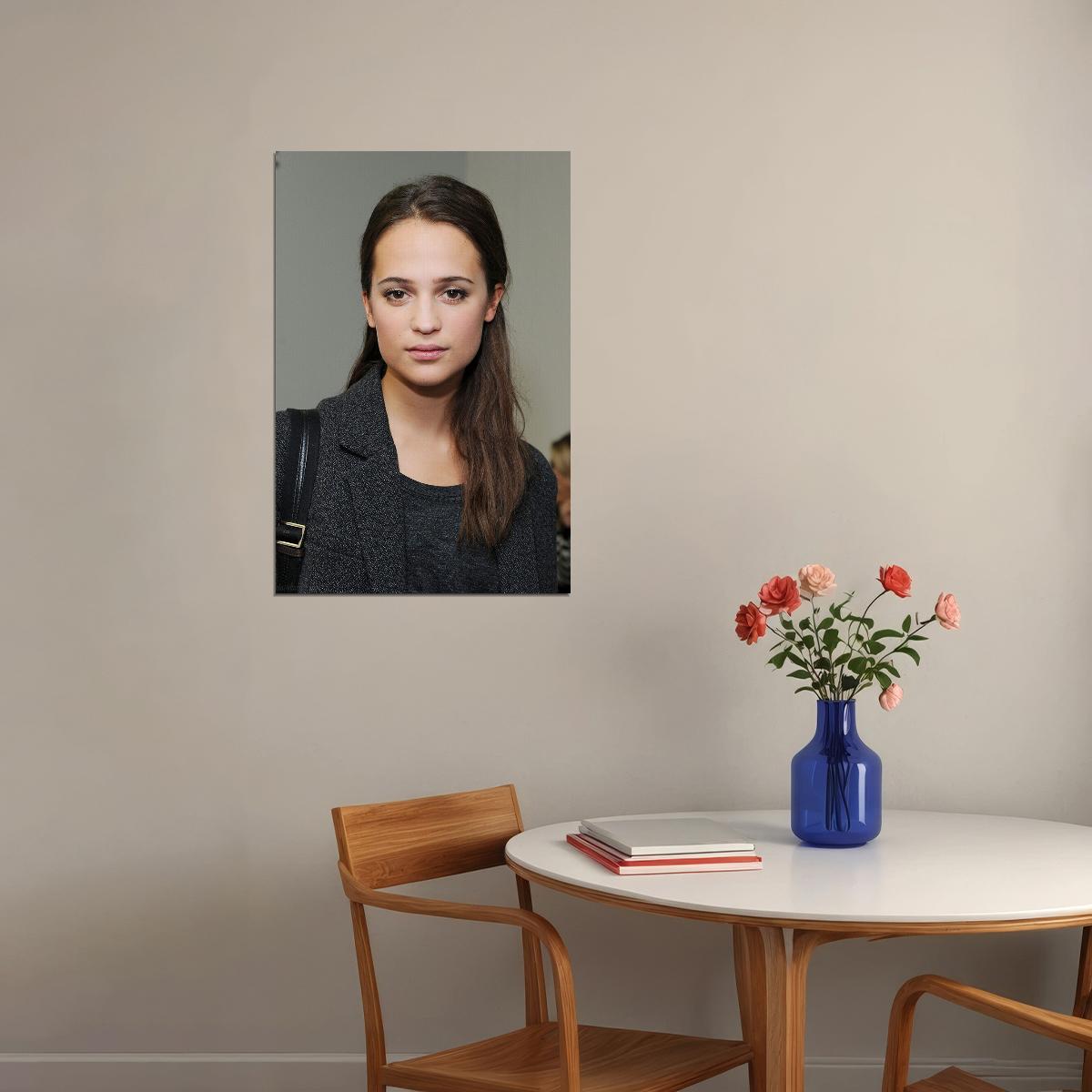 Alicia Vikander Celebrity Cinema Actor Dancer Poster Wall Art Print Home Wall Decor - xonomax