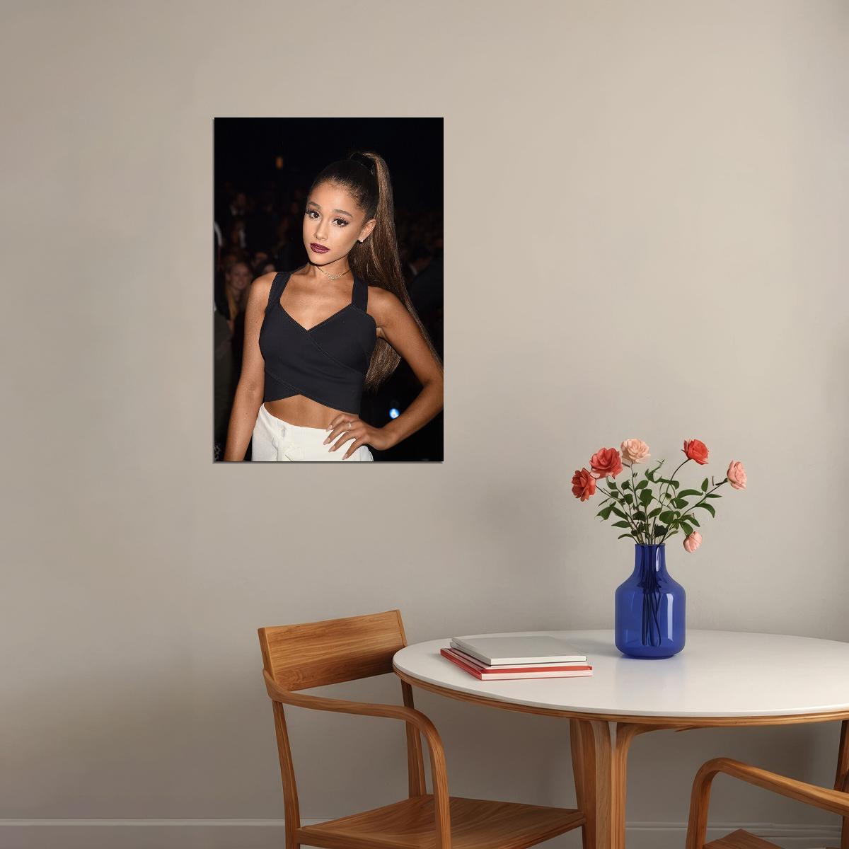 Ariana Grande Celebrity Musician Rap Singer Poster Wall Art Print Home Wall Decor - xonomax
