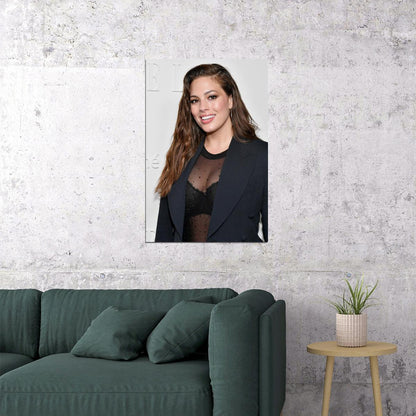 Ashley Graham Female Presenter Fashion Model Poster Wall Art Print Home Wall Decor - xonomax