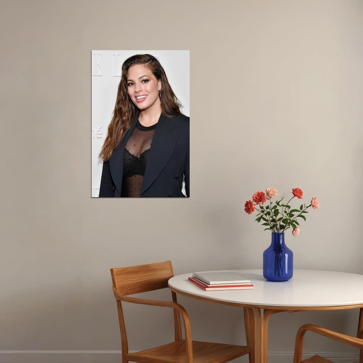Ashley Graham Female Presenter Fashion Model Poster Wall Art Print Home Wall Decor - xonomax