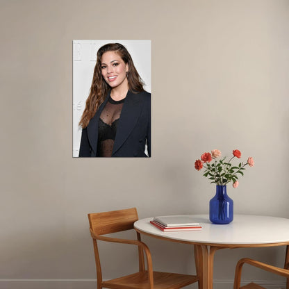 Ashley Graham Female Presenter Fashion Model Poster Wall Art Print Home Wall Decor - xonomax