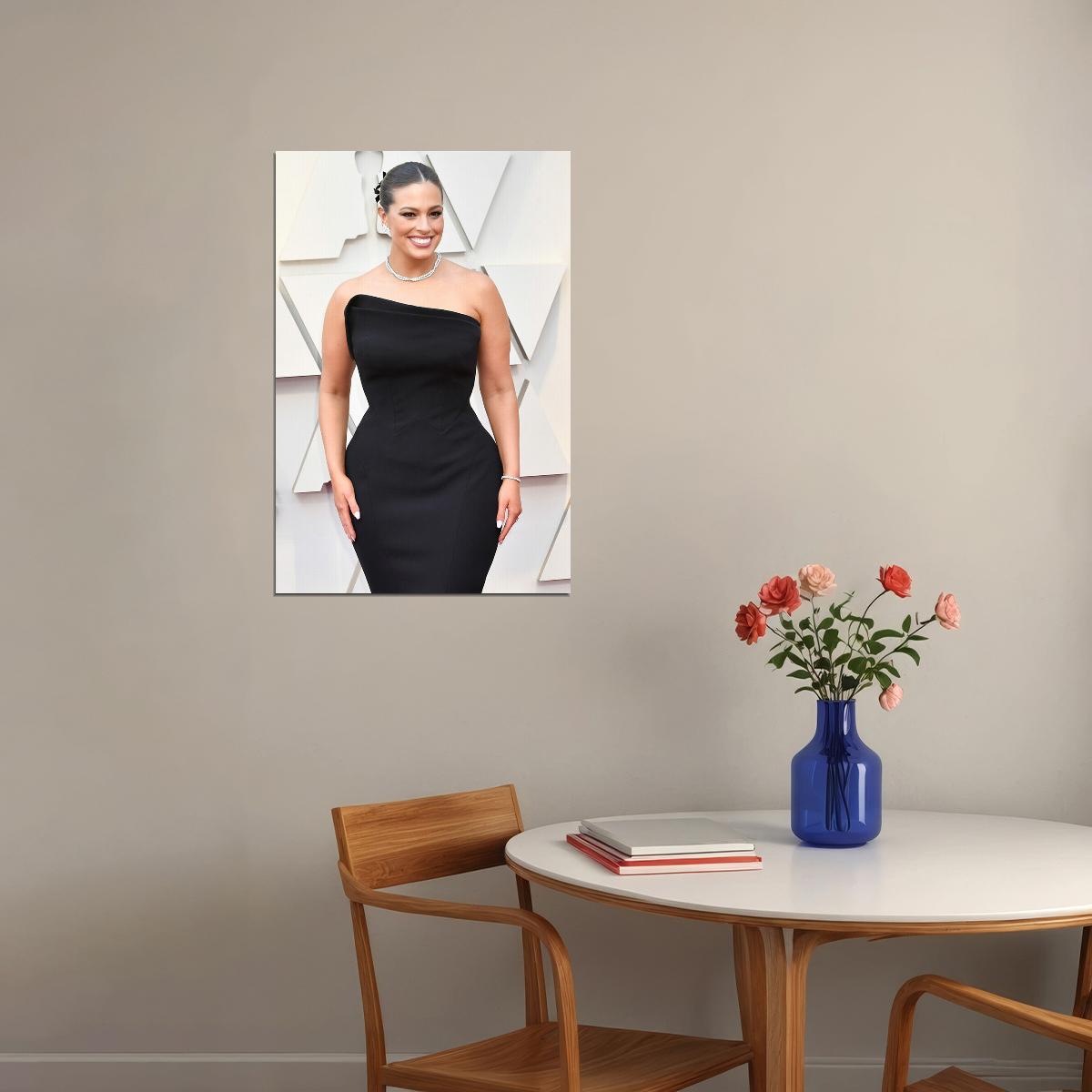 Ashley Graham Female Presenter Attractive Model Poster Wall Art Print Home Wall Decor - xonomax