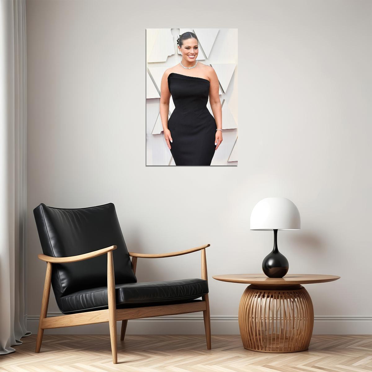 Ashley Graham Female Presenter Attractive Model Poster Wall Art Print Home Wall Decor - xonomax