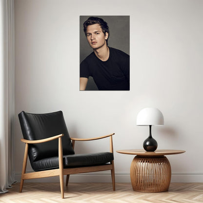 Ansel Elgort Celebrity Cinema Actress Musician Poster Wall Art Print Home Wall Decor - xonomax