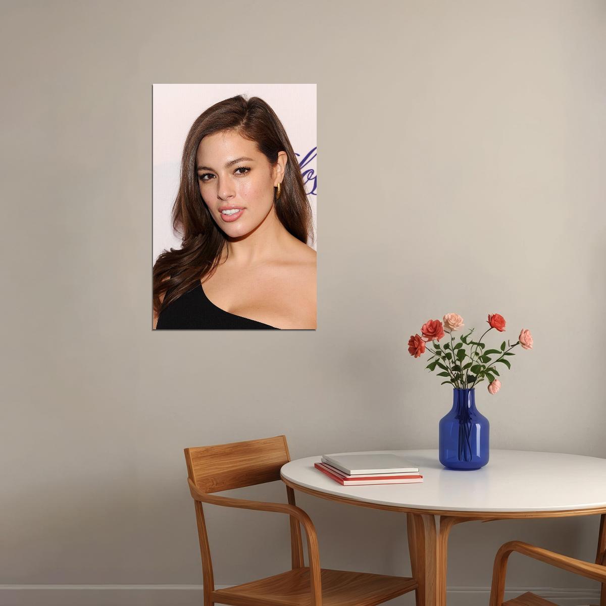 Ashley Graham Famous Female Presenter Sexy Model Poster Wall Art Print Home Wall Decor - xonomax