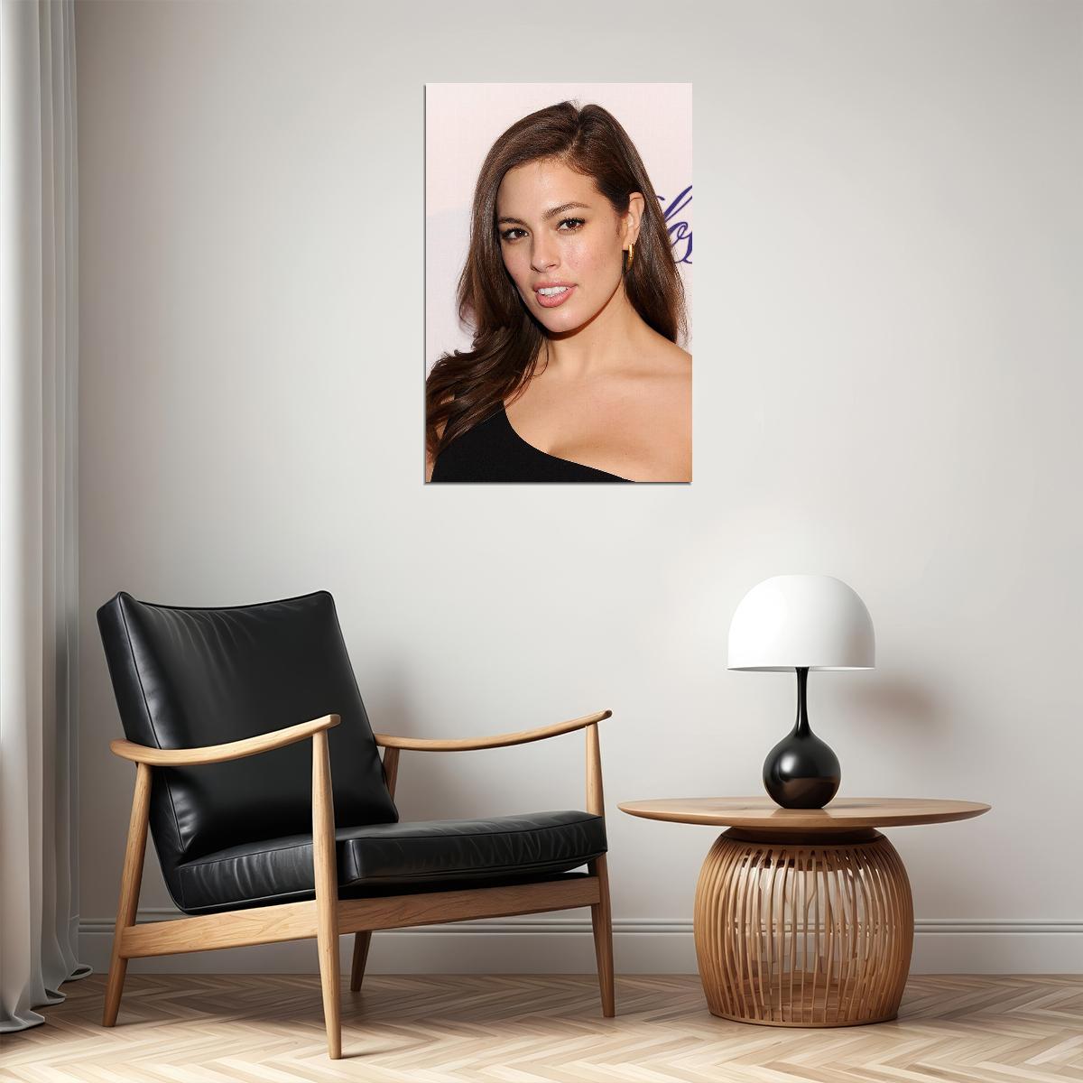 Ashley Graham Famous Female Presenter Sexy Model Poster Wall Art Print Home Wall Decor - xonomax
