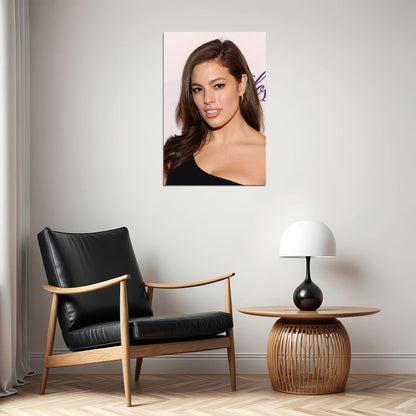 Ashley Graham Famous Female Presenter Sexy Model Poster Wall Art Print Home Wall Decor - xonomax