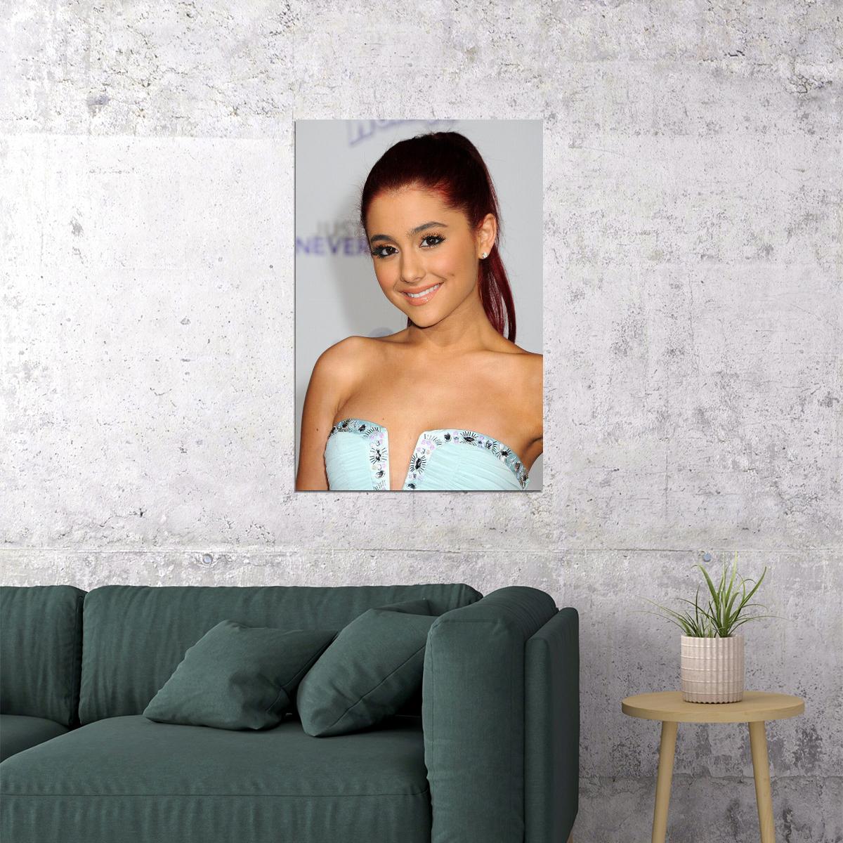 Ariana Grande Celebrity Singer Movie Actor Poster Wall Art Print Home Wall Decor - xonomax
