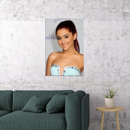 Ariana Grande Celebrity Singer Movie Actor Poster Wall Art Print Home Wall Decor - xonomax