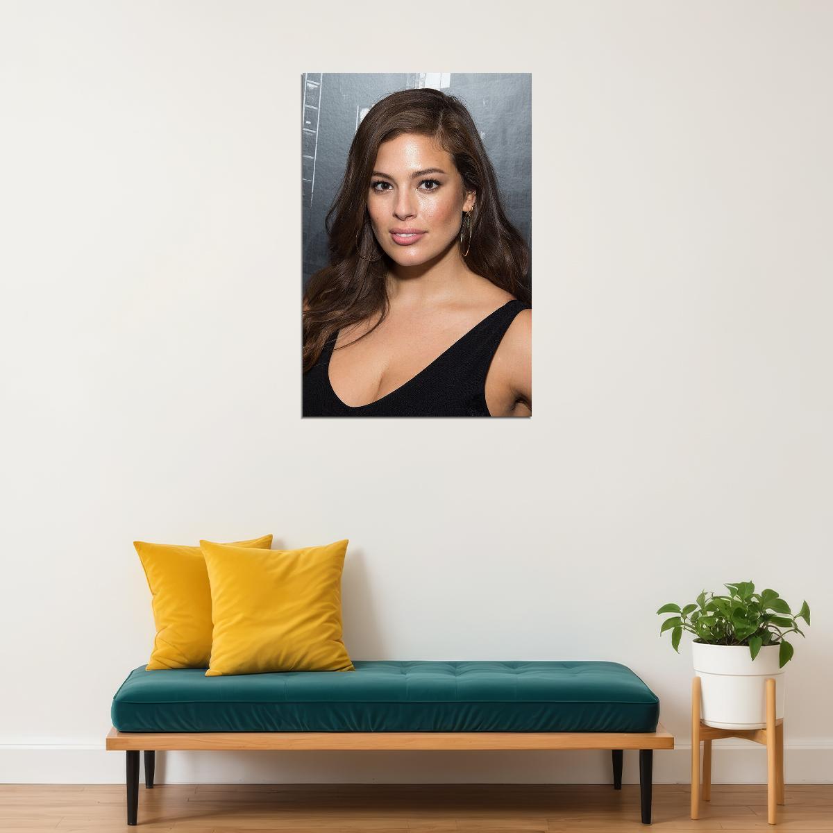 Ashley Graham Famous Female Presenter Hot Model Poster Wall Art Print Home Wall Decor - xonomax