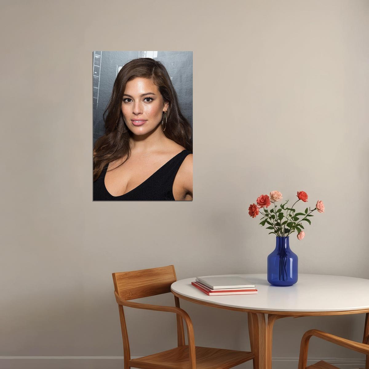 Ashley Graham Famous Female Presenter Hot Model Poster Wall Art Print Home Wall Decor - xonomax