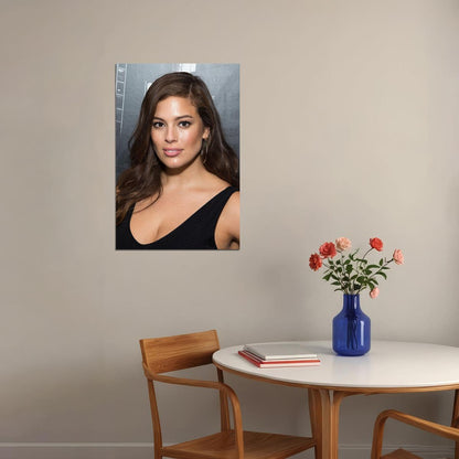 Ashley Graham Famous Female Presenter Hot Model Poster Wall Art Print Home Wall Decor - xonomax