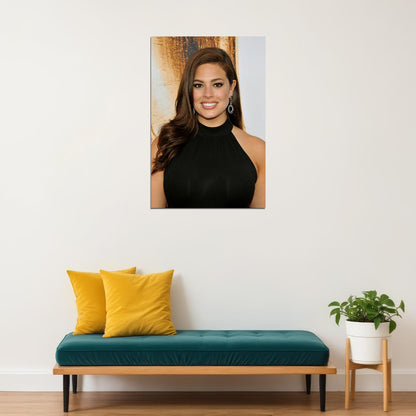 Ashley Graham Famous Female Presenter Beauty Girl Poster Wall Art Print Home Wall Decor - xonomax