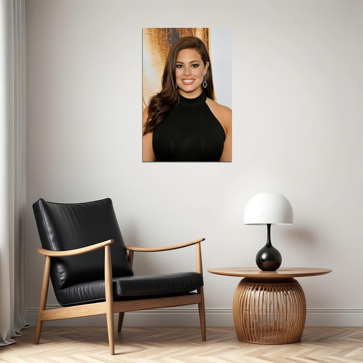 Ashley Graham Famous Female Presenter Beauty Girl Poster Wall Art Print Home Wall Decor - xonomax