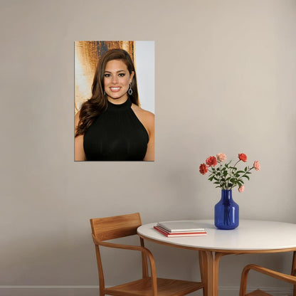 Ashley Graham Famous Female Presenter Beauty Girl Poster Wall Art Print Home Wall Decor - xonomax