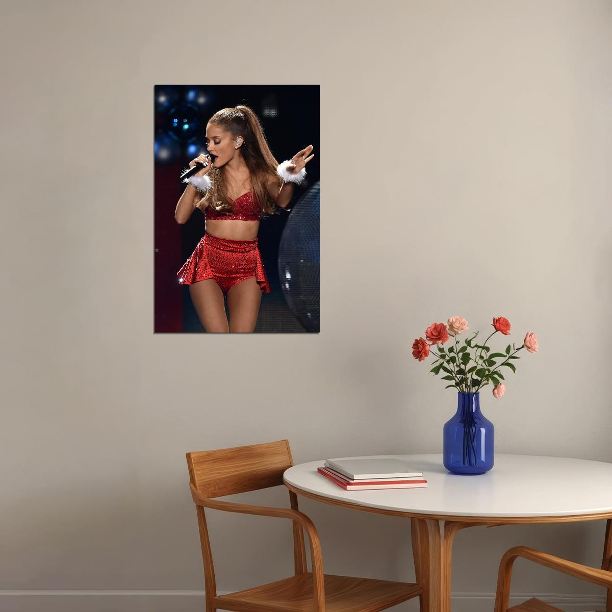 Ariana Grande Celebrity Musician Cinema Actor Poster Wall Art Print Home Wall Decor - xonomax