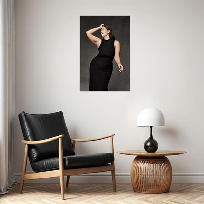 Ashley Graham Celebrity Attractive Model Sexy Girl Poster Wall Art Print Home Wall Decor - xonomax