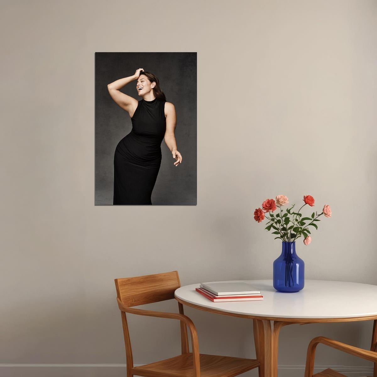 Ashley Graham Celebrity Attractive Model Sexy Girl Poster Wall Art Print Home Wall Decor - xonomax