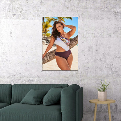 Ashley Graham Celebrity Attractive Female Model Poster Wall Art Print Home Wall Decor - xonomax