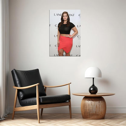 Ashley Graham Celebrity Plus Size Model Poster Wall Art Print Home Wall Decor - xonomax