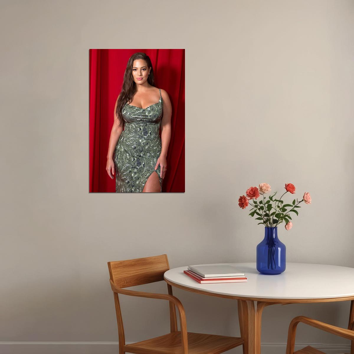 Ashley Graham Celebrity Tv Presenter Artist Model Poster Wall Art Print Home Wall Decor - xonomax