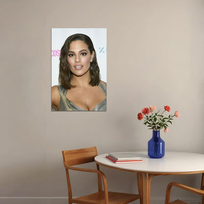 Ashley Graham Celebrity Tv Presenter Beauty Artist Poster Wall Art Print Home Wall Decor - xonomax