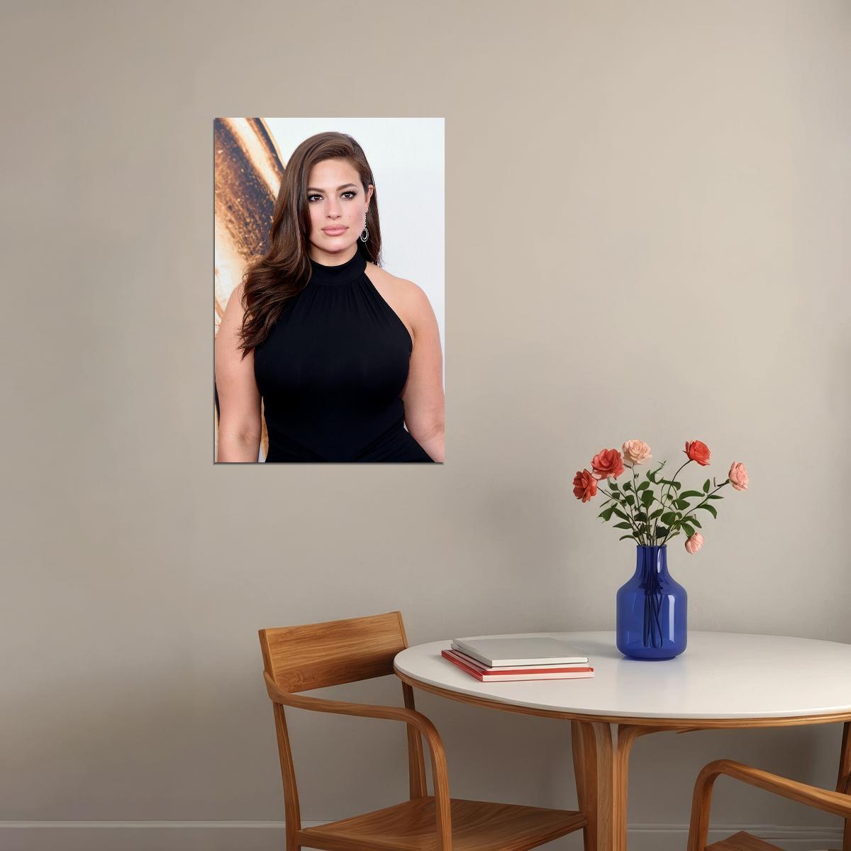 Ashley Graham Celebrity Tv Presenter Beauty Model Poster Wall Art Print Home Wall Decor - xonomax