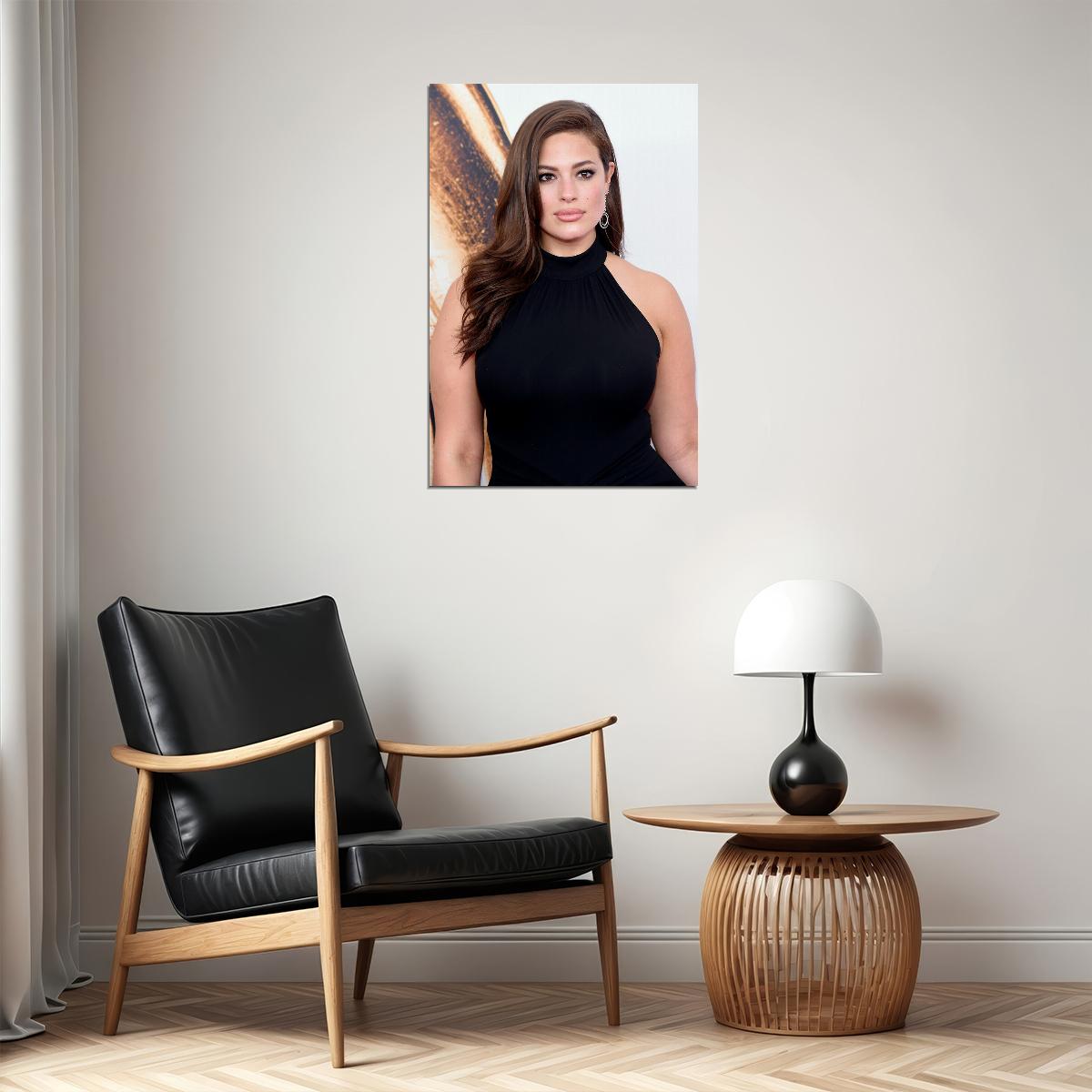 Ashley Graham Celebrity Tv Presenter Beauty Model Poster Wall Art Print Home Wall Decor - xonomax