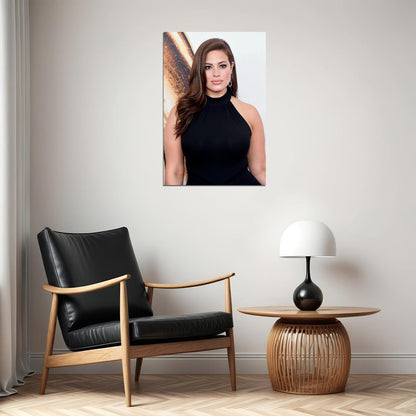Ashley Graham Celebrity Tv Presenter Beauty Model Poster Wall Art Print Home Wall Decor - xonomax