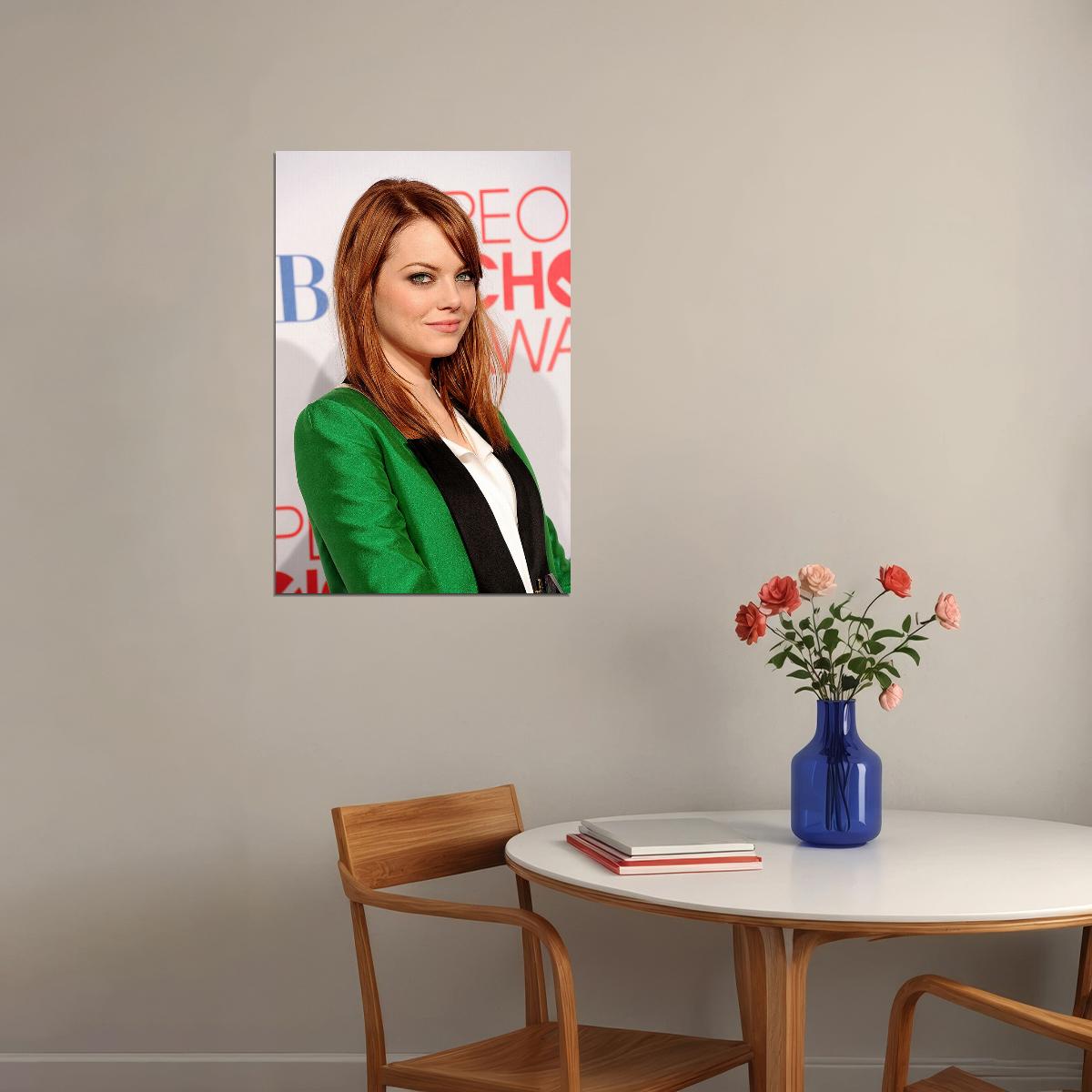 Emma Stone Celebrity Cinema Actress Voice Actor Poster Wall Art Print Home Wall Decor - xonomax