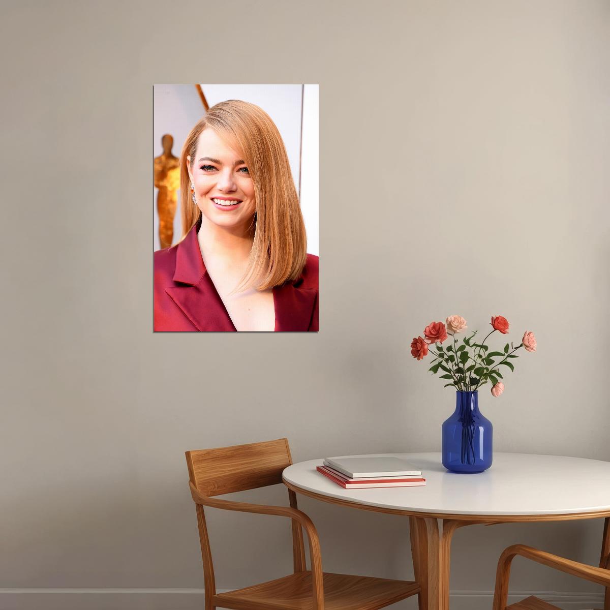 Emma Stone Celebrity Cinema Actor Voice Actor Poster Wall Art Print Home Wall Decor - xonomax