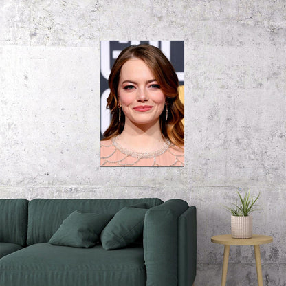Emma Stone Celebrity Tv Series Actress Voice Actor Poster Wall Art Print Home Wall Decor - xonomax