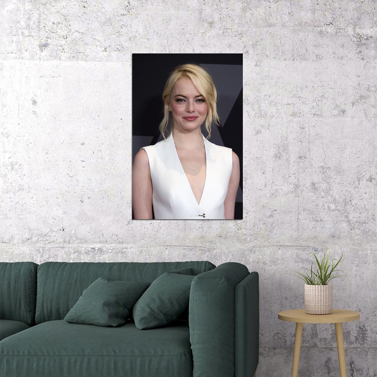 Emma Stone Celebrity Tv Series Actress Artist Poster Wall Art Print Home Wall Decor - xonomax