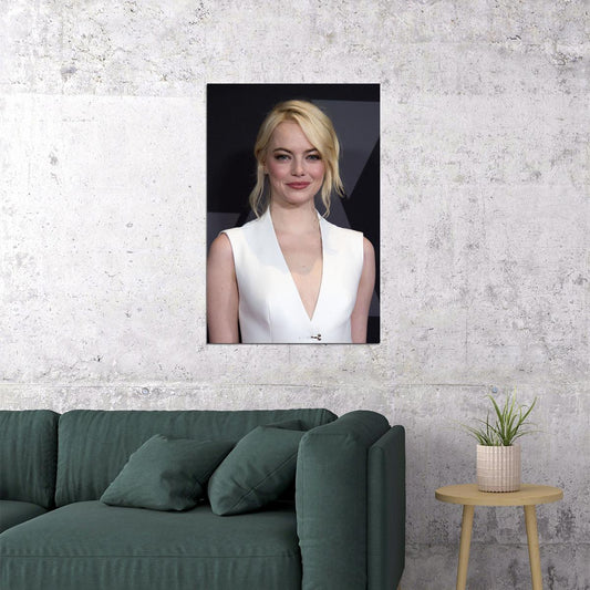 Emma Stone Celebrity Tv Series Actress Artist Poster Wall Art Print Home Wall Decor - xonomax