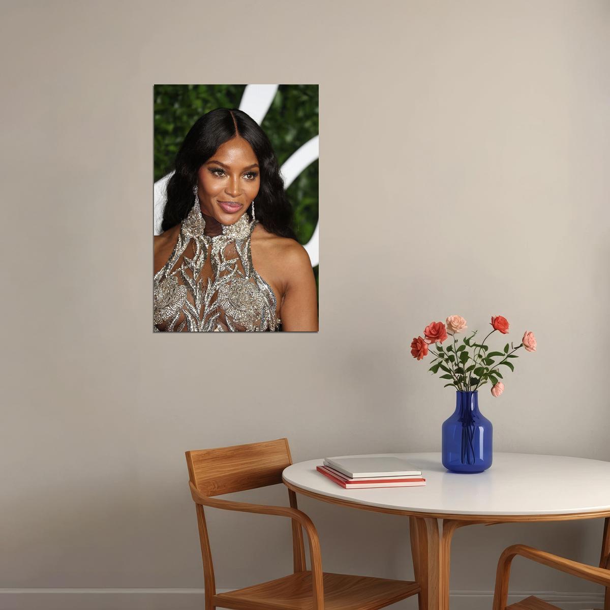 Naomi Campbell Celebrity Model Cinema Actress Poster Wall Art Print Home Wall Decor - xonomax